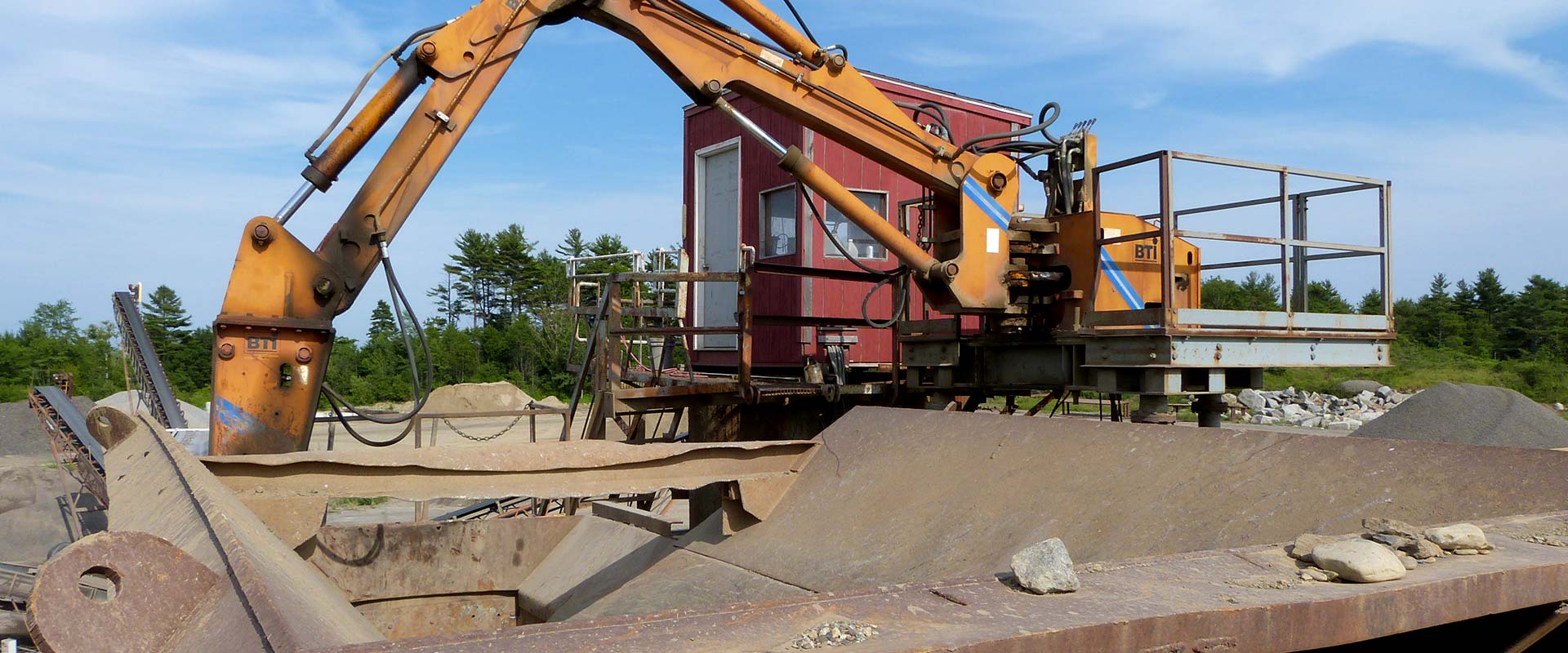 rock_crusher Earthwork, excavation in Midcoast Maine. Sitework, driveways, paving, parking
