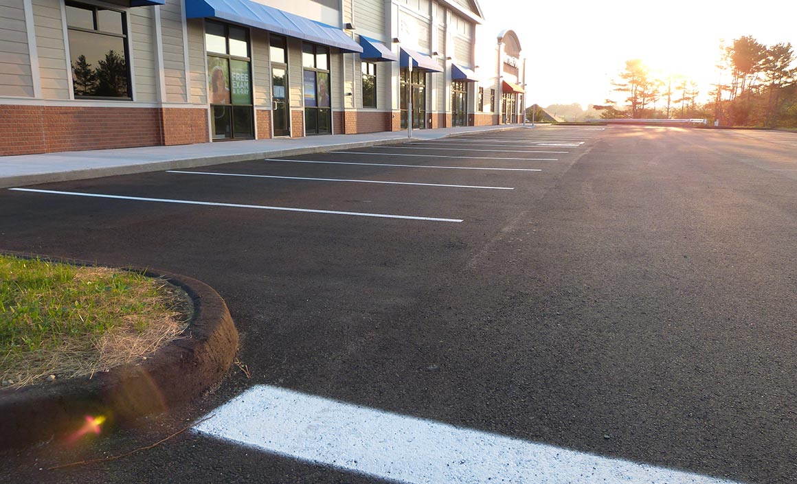 Bituminous Paving & Striping, Asphalt. Thomaston Commons in Thomaston, ME